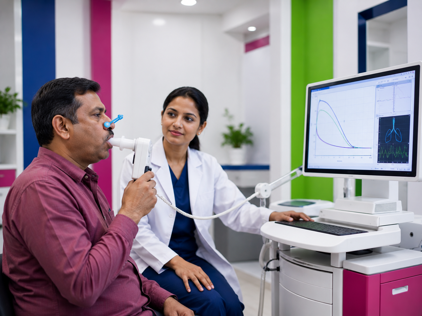 Aradhana Hospital Spirometry Lung Function Test