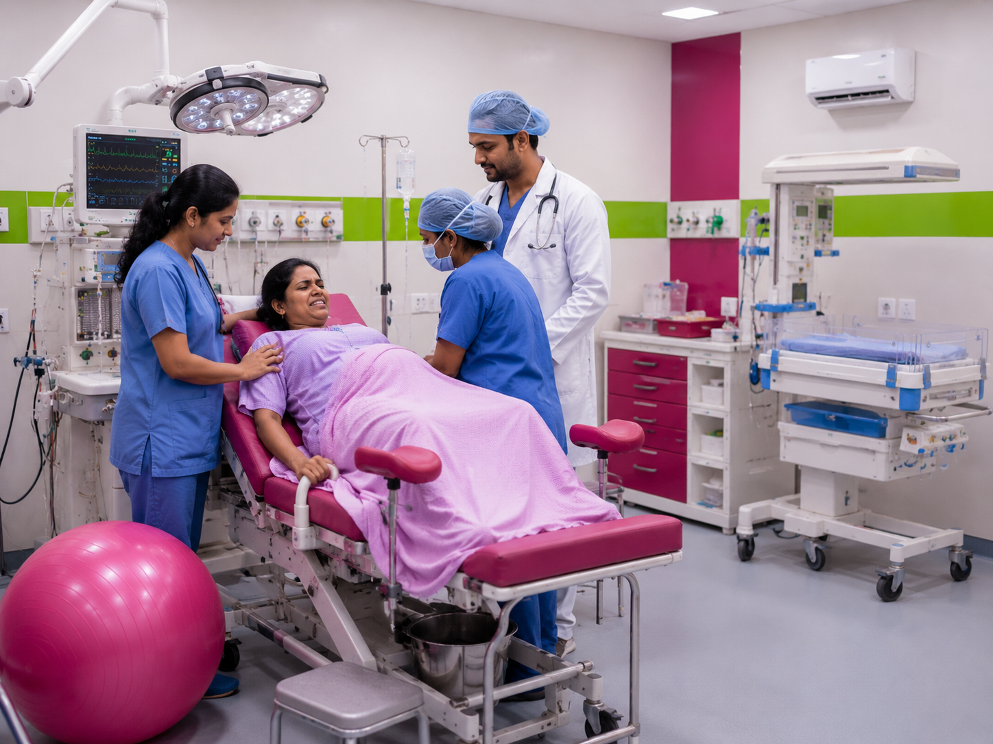Aradhana Hospital Fully Equipped Labour Room